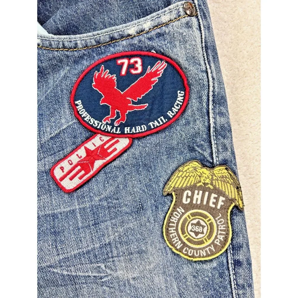 Bossini Jeans Straight leg Men L Military Armed Forces Law Enforcement‎ Patches